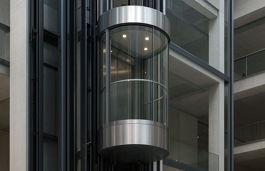 Thang máy kính không dùng cáp tải